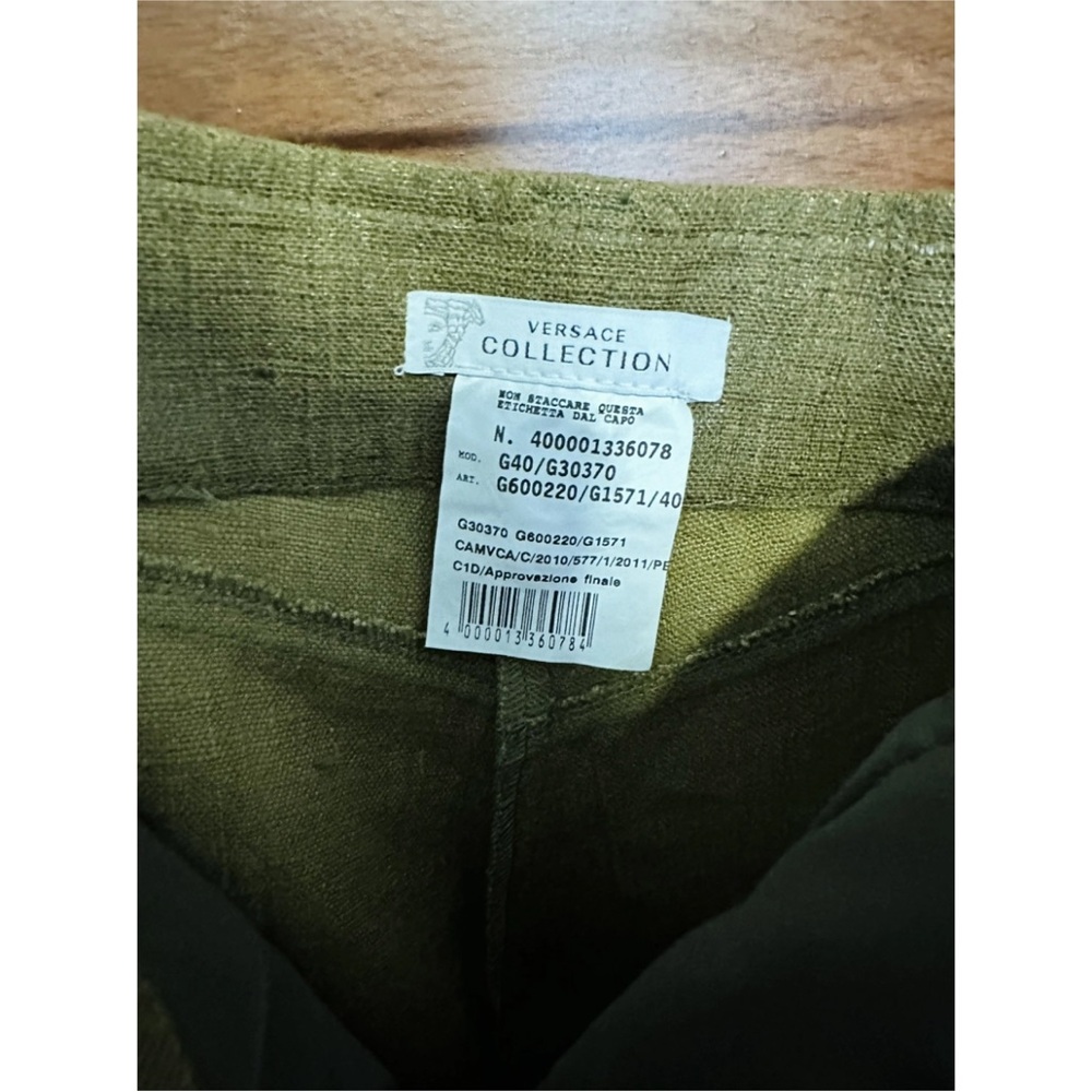 Versace Collection Olive Green Label - Picture 3 of 7